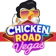 Chicken Road Vegas slot logo by InOut at Koko Bet Casino