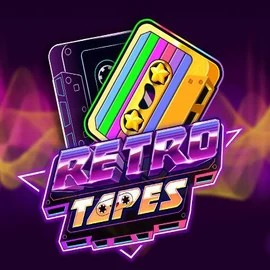 Retro Tapes slot logo by Push Gaming at Koko Bet Casino